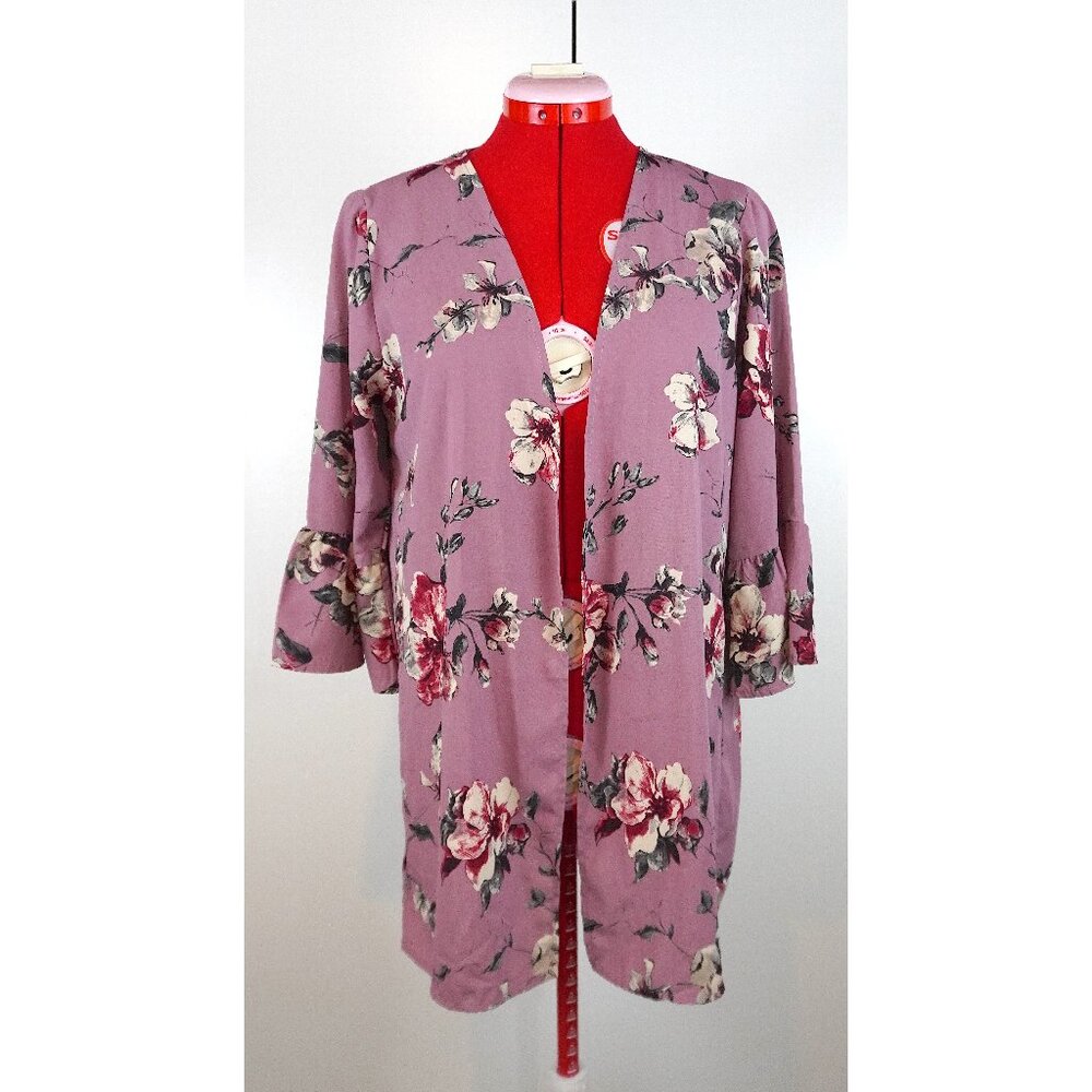 ModCloth (Jessy B) "Maximizing Mindfulness Kimono" in "Mauve Blooms"